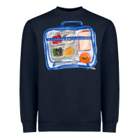 Navy lunchbox fa element Heavyweight Sweatshirt - FaDigitalArtStudio