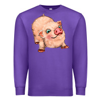 Purple pig Premium Sweatshirt - MaliasSmallBusiness