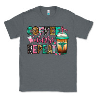 Charcoal Heather nurse coffee repeat Classic Tee - Jasminsmagicworld