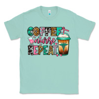 Seafoam nurse coffee repeat Classic Tee - Jasminsmagicworld