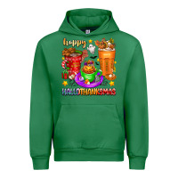 Emerald Happy Hallothanksmas coffee cups Urban Hoodie - texasbilliewilder