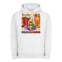 Pigment Lunar Rock Happy Hallothanksmas coffee cups Urban Hoodie - texasbilliewilder