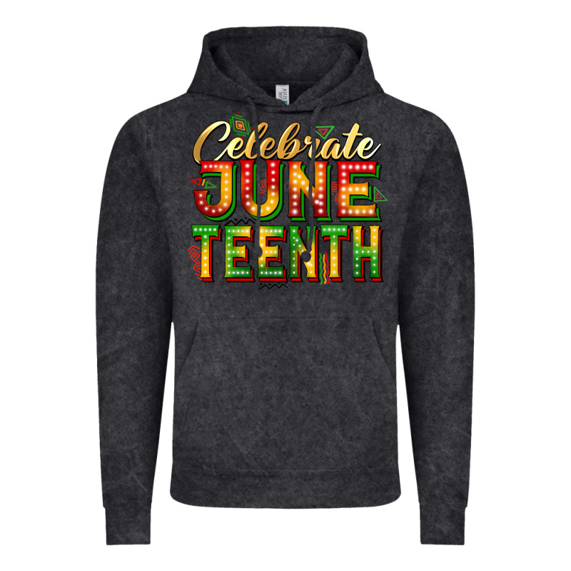 Celebrate Juneteenth Vintage Hoodie by Zillion Design Studio | Teevron