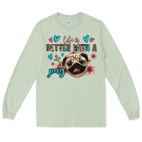 Matcha life is better with a pug Long Sleeve Tee - Jasminsmagicworld