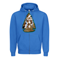 True Royal cowhide leopard arrowhead Zipper Hoodie - Jasminsmagicworld