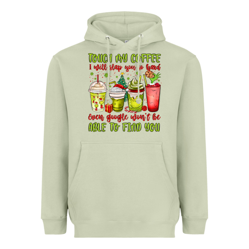 Christmas Characters Coffee Cups Heavyweight Hoodie by MaliasSmallBusiness | Teevron