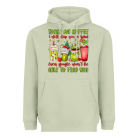 Matcha christmas characters coffee cups Heavyweight Hoodie - MaliasSmallBusiness