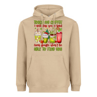 Mushroom christmas characters coffee cups Heavyweight Hoodie - MaliasSmallBusiness