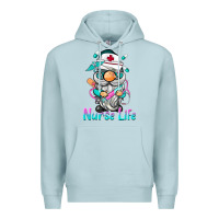 Blue Mist nurse life  gnome Premium Hoodie - BarkalooDesign