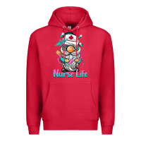 Cardinal nurse life  gnome Premium Hoodie - BarkalooDesign