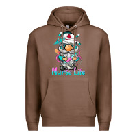 Chestnut nurse life  gnome Premium Hoodie - BarkalooDesign