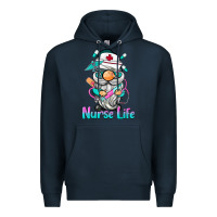 Navy nurse life  gnome Premium Hoodie - BarkalooDesign