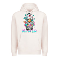 Pale Pink nurse life  gnome Premium Hoodie - BarkalooDesign