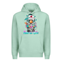 Seafoam nurse life  gnome Premium Hoodie - BarkalooDesign