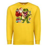 Lemon Christmas dinosaur Premium Sweatshirt - MaliasSmallBusiness