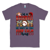 Lavender i'm a baseball mom we don't do that keep calm thin Classic Tee - Jasminsmagicworld
