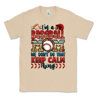 Mushroom i'm a baseball mom we don't do that keep calm thin Classic Tee - Jasminsmagicworld