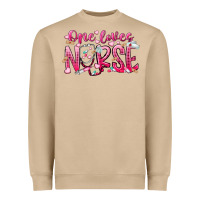 Mushroom one loves nurse Heavyweight Sweatshirt - RacoonDesign