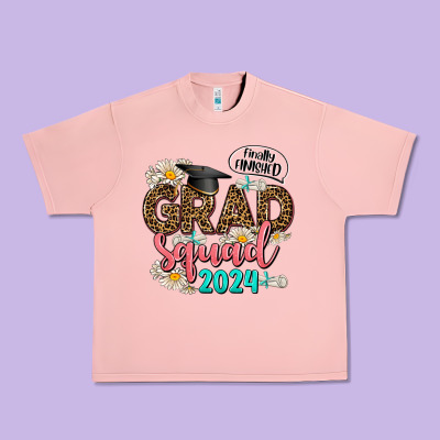 Grad Squad 2024 Urban Heavy Tee Designed By Adodesignshop
