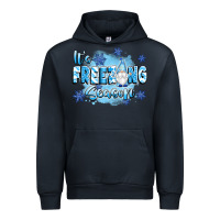 Navy it's freezing season Urban Hoodie - texasbilliewilder
