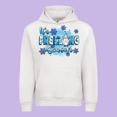 It's Freezing Season Urban Hoodie Designed By Texasbilliewilder