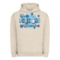 Pigment French Oak it's freezing season Urban Hoodie - texasbilliewilder