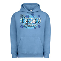 Pigment Pebble Blue it's freezing season Urban Hoodie - texasbilliewilder