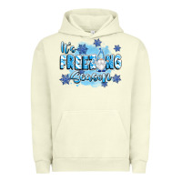 Pigment Pistachio it's freezing season Urban Hoodie - texasbilliewilder