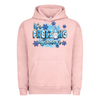 Pigment Salmon it's freezing season Urban Hoodie - texasbilliewilder