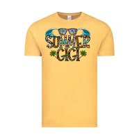Vintage Mustard summer gigi Vintage Tee - CowhideDigitalArt