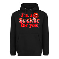 Black im a sucker for you valentines the day Heavyweight Hoodie - NancyCooperArtShop