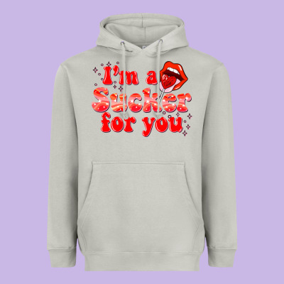 Im A Sucker For You Valentines The Day Heavyweight Hoodie Designed By Nancycooperartshop
