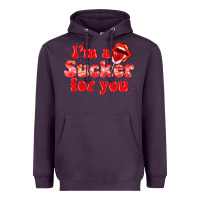 Plum im a sucker for you valentines the day Heavyweight Hoodie - NancyCooperArtShop