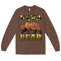 Chestnut papa bear Long Sleeve Tee - Artiststas