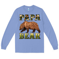 Colony Blue papa bear Long Sleeve Tee - Artiststas