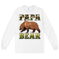 White papa bear Long Sleeve Tee - Artiststas