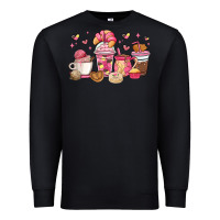 Black mexican pan dulce coffee cups Premium Sweatshirt - MaliasSmallBusiness