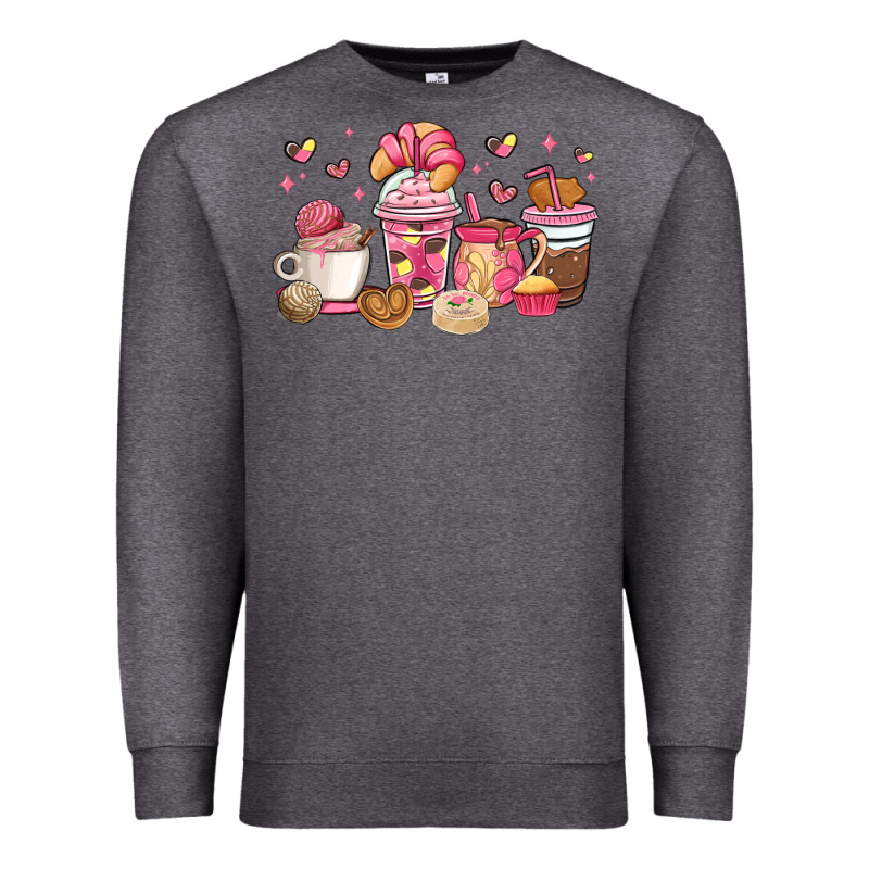 Mexican Pan Dulce Coffee Cups Premium Sweatshirt by MaliasSmallBusiness | Teevron