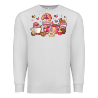 Dove Grey mexican pan dulce coffee cups Premium Sweatshirt - MaliasSmallBusiness