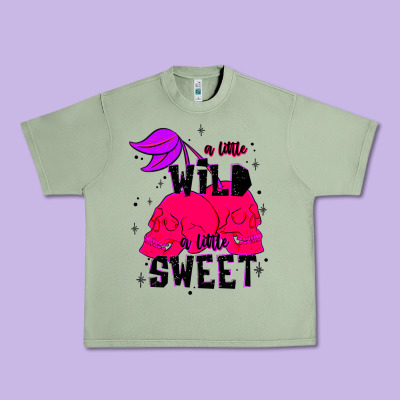A Little Wild A Little Sweet Urban Heavy Tee Designed By Jahusdesignshop