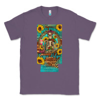 Lavender i hate everyone but coffee helps western skeleton coffee sunflowers 12 Classic Tee - Artiststas