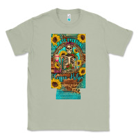 Matcha i hate everyone but coffee helps western skeleton coffee sunflowers 12 Classic Tee - Artiststas