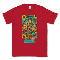 Red i hate everyone but coffee helps western skeleton coffee sunflowers 12 Classic Tee - Artiststas