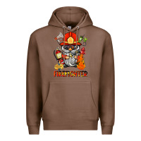 Chestnut firefighter gnome Premium Hoodie - BarkalooDesign