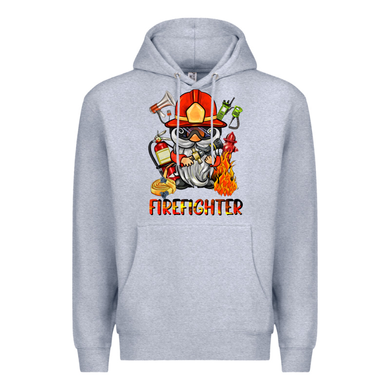 Firefighter Gnome Premium Hoodie by BarkalooDesign | Teevron