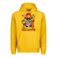 Lemon firefighter gnome Premium Hoodie - BarkalooDesign