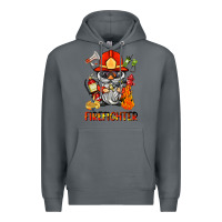 Rock firefighter gnome Premium Hoodie - BarkalooDesign