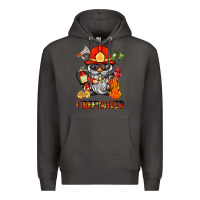 Smoke firefighter gnome Premium Hoodie - BarkalooDesign