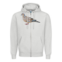 Dove Grey American Dove Zipper Hoodie - LillyAllenDesigns
