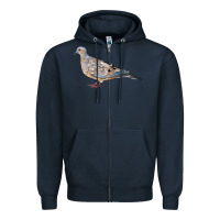 Navy American Dove Zipper Hoodie - LillyAllenDesigns